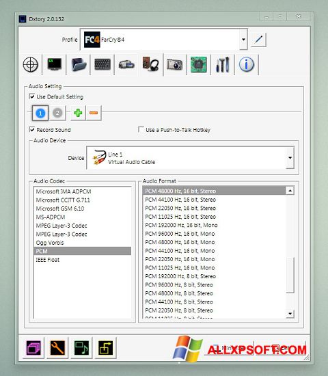 Screenshot Dxtory Windows XP
