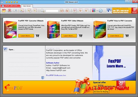 Screenshot VSD Viewer Windows XP