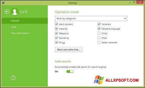 Screenshot Dr.Web Security Space Windows XP