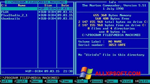 Screenshot Norton Commander Windows XP
