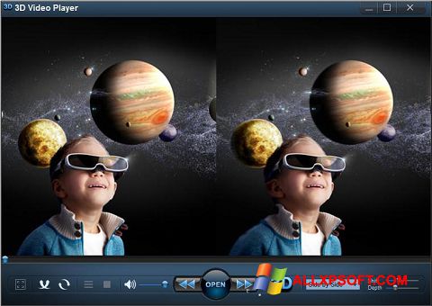 Screenshot 3D Video Player Windows XP