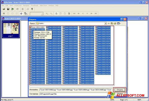 Screenshot DjVu Viewer Windows XP