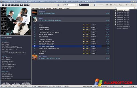Screenshot Foobar2000 Windows XP