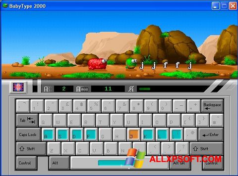 Screenshot BabyType Windows XP