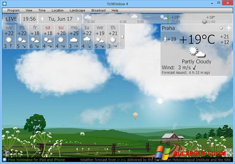 Screenshot YoWindow Windows XP