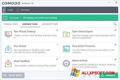 Screenshot Comodo Antivirus Windows XP