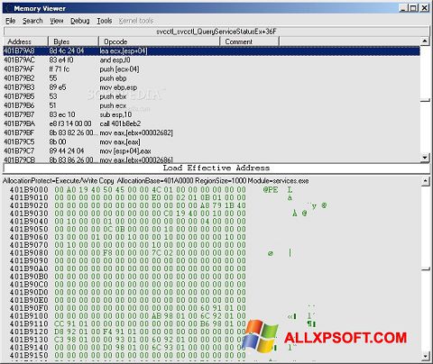 Screenshot Cheat Engine Windows XP