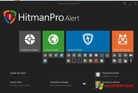 Screenshot HitmanPro Windows XP