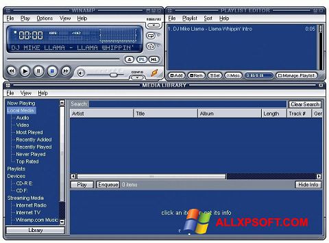 Screenshot Winamp Lite Windows XP