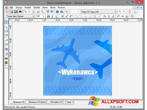 Screenshot Nero Cover Designer Windows XP
