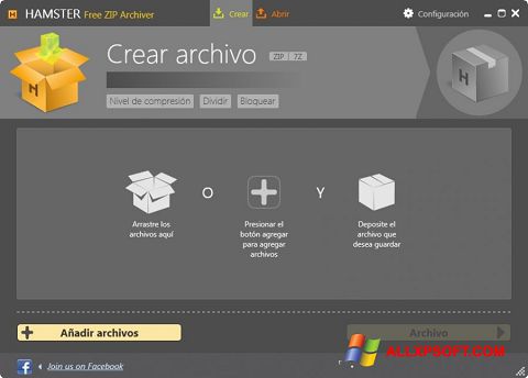 Screenshot Hamster Free ZIP Archiver Windows XP