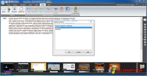 Screenshot Snagit Windows XP
