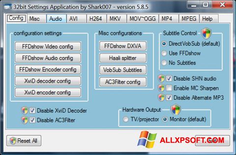 Screenshot Vista Codec Package Windows XP