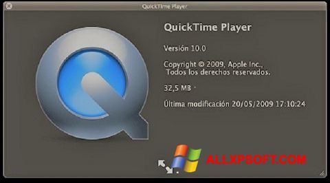 Screenshot QuickTime Windows XP