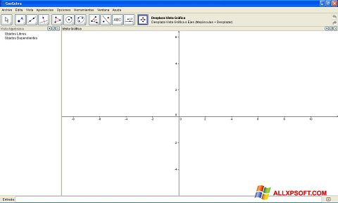 Screenshot GeoGebra Windows XP