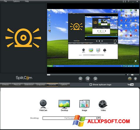 Screenshot SplitCam Windows XP