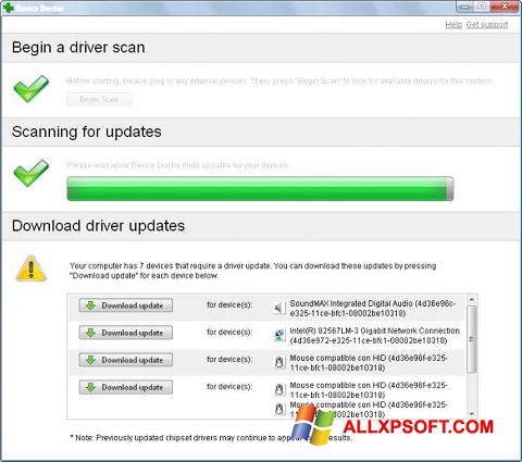 Screenshot Device Doctor Windows XP