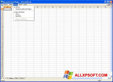 Screenshot Excel Viewer Windows XP