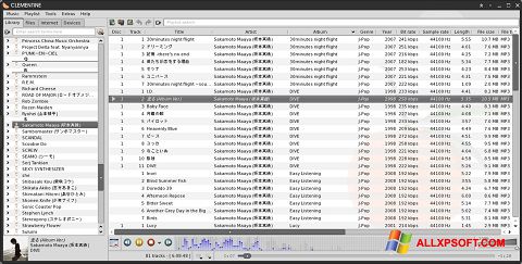 Screenshot Clementine Windows XP