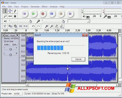 Screenshot Lame MP3 Encoder Windows XP